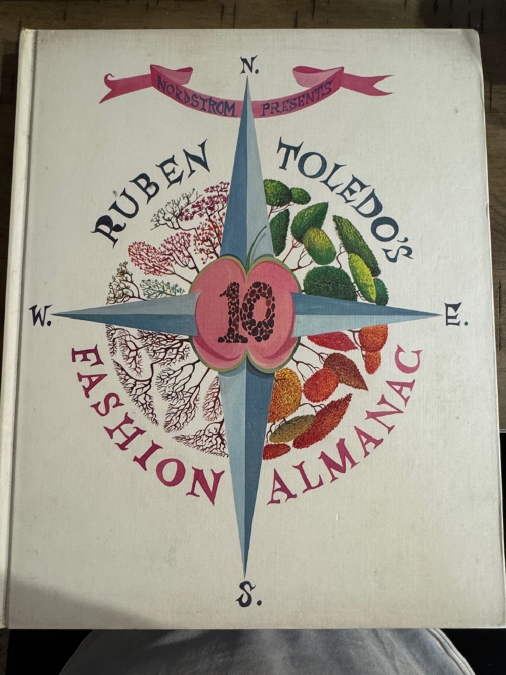 Ruben Toledo Fashion Almanac Hardcover Book - White & Multicolor